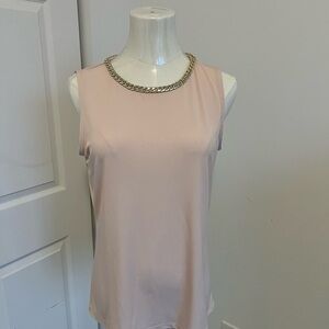 Karl Lagerfeld Elegant Pink Sleeveless Top